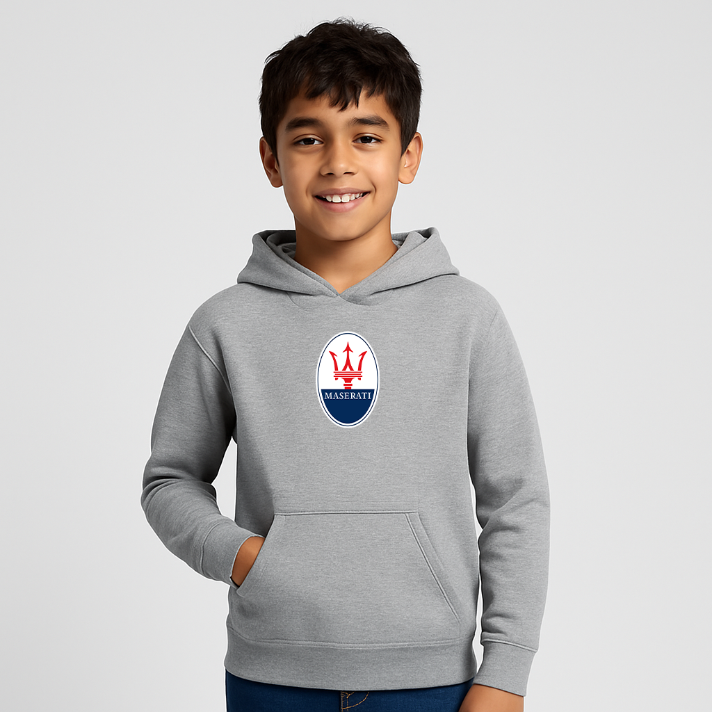 Youth Kids Maserati Car Pullover Hoodie